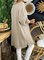 Cotton-Blend Crew Neck Vintage Sweater