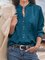 Long Sleeve Casual Shirt Collar Shirts & Tops