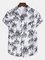 Men's Printed Shirt Collar Shirts