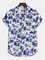 Men's Coconut Tree Shirt Collar Shirts