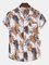 Men's Basic Printed Coconut Tree Shirts