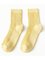 Winter yellow thick plus velvet socks