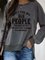 Large size Green Sport Letter Shirts Tops