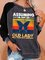 Plus Size Crew Neck Long Sleeve Cotton-Blend Shirts & Tops