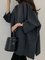 Turtleneck 3/4 Sleeve Solid Sweater