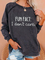 Crew Neck Casual Long Sleeve Sweatshirt
