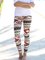 Vintage Geometric Printed Plus Size Casual Pants