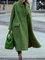 Vintage Plain Long Sleeve Plus Size Casual Outwear