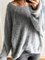 Vintage Cotton-Blend Solid Sweater