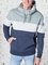 Autumn and winter casual sports top Turtleneck Color-Block Sweatshirt