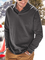 Casual Shirt Collar Sweatshirt
