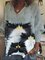 Long Sleeve Animal V Neck Shift Shirts & Tops