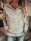 Casual Long Sleeve Cotton-Blend Sweater
