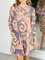 Fashion resort-style tie-dye printing casual personality dress