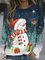Women's Santa Cartoon Christmas Sweatshirt