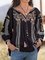 Casual Long Sleeve Floral Shirts & Tops