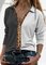 Long Sleeve Zipper Shirt Collar Shirts & Tops