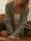 Mid-length loose, soft and comfortable beautiful knitted spring and autumn outerwear