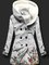 Casual Long Sleeve Hoodie Color-Block Knit coat