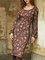 Printed Long Sleeve Vintage Dresses
