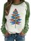 Casual Crew Neck Color Block Butterfly Shirts & Tops