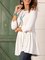 Simple and loose knit all-match round neck bottoming mid-length loose top