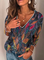 Knitted V Neck Shift Shirts & Tops