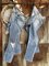High Rise Straight Crop Jean Pant