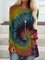 Casual Cotton Abstract Shirts & Tops