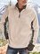Plain Stand Collar Sweatshirt