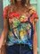 V Neck Short Sleeve Shift Shirts & Tops