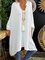 Casual V-Neck Long Sleeve Dress