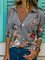Long Sleeve Printed Casual Shirts & Tops