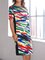 Crew Neck Women Dresses Printed Dresses