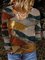 V-Neckline Color Block Casual Regular Shift Sweaters