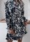 Leopard/Tie Dye Long Sleeves/Lantern Sleeve Shift Above Knee Casual Shirt Dresses