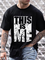 Casual Men's Fashion Print Tee