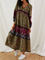 Boho V Neck Cotton-Blend Dresses