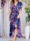 A-Line Casual Floral Cotton-Blend Dresses