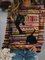 Black cat print T-shirt with neckline O ethnic Plus size
