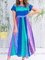 Casual Short Sleeve Ombre/tie-Dye Dresses