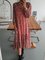Floral Printed Vintage Round-neck Long Sleeve Loose Chiffon Dress