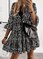 Half Sleeve Printed Cotton Casual Dresses
