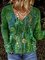 Floral-Print Casual Long Sleeve Shirts & Tops