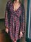 Floral Cotton-Blend Casual Long Sleeve Dresses