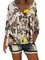 Shift Women Daily Long Sleeve Casual Cotton-blend Floral Fall Dress