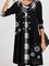Cotton Casual Cowl Neck A-Line Dresses