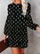 Crew Neck Polka Dots Printed Casual Dresses