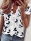 Floral Elegant V-Neckline Short Sleeve Blouses