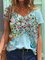 Peacock Painting Print Animal T-shirt